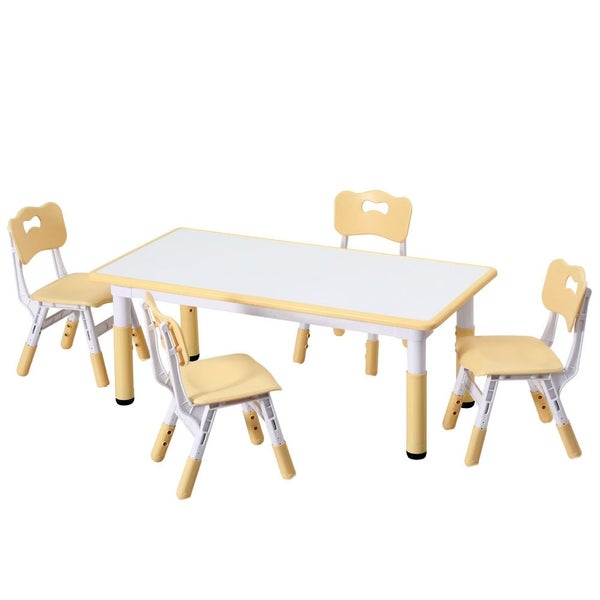 1 Kids Table And 4 Chairs Set Graffiti Carousel 1