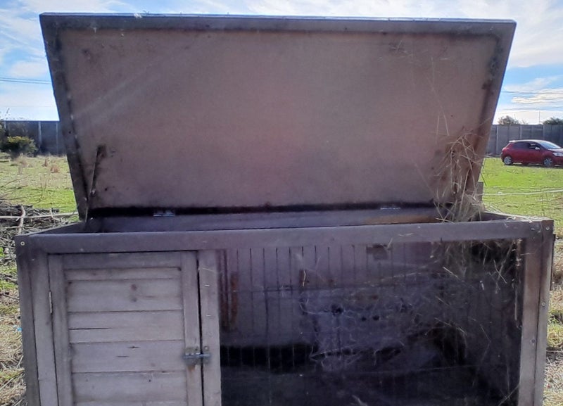Rabbit cage needs fixing Carousel 1