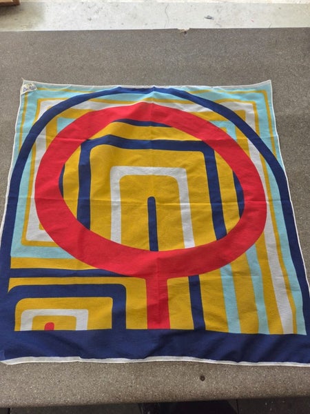 Vintage Ma Chérie Nz made scarf Carousel 1