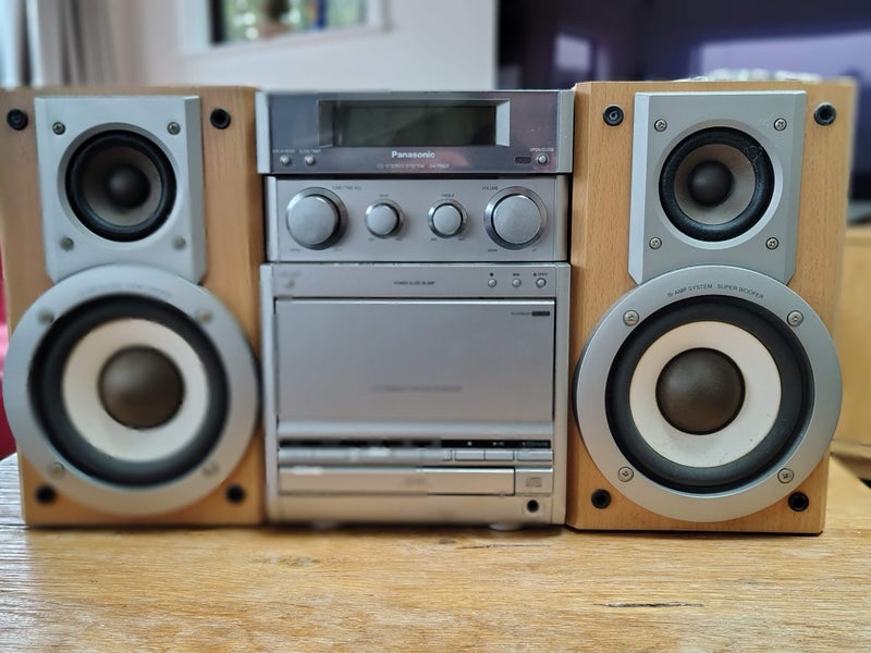 Vintage 1999 *Rare* Panasonic SA-PM22 Executive Microsystem Tape CD Player Radio Carousel 1