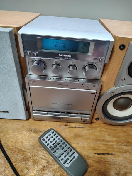 Vintage 1999 *Rare* Panasonic SA-PM22 Executive Microsystem Tape CD Player Radio Carousel 11