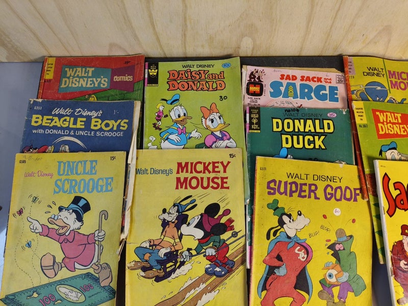 Walt Disney, mickey mouse,goofy, Donald duck,sad sack comic's Carousel 2