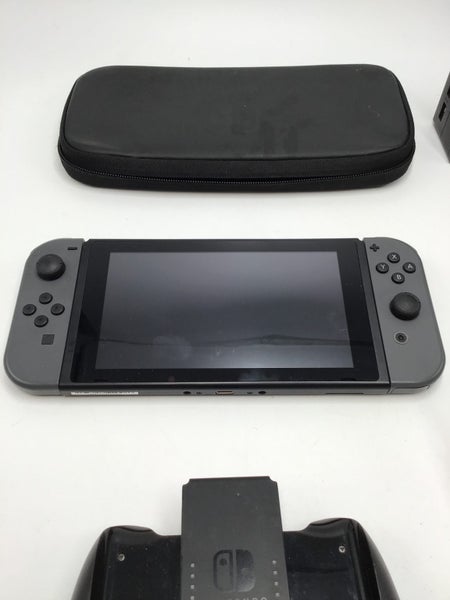* Grey Nintendo Switch V2 Console w/ Case! * Carousel 2