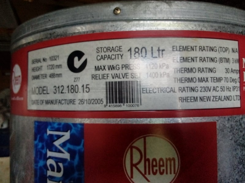 180L Hot Water Cylinder Carousel 1