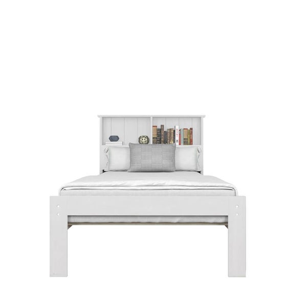 Single Bed Bookshelf With Pocket Spring Mattress62866851144451114