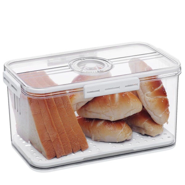 Bread Box Bread Boxes Food Storage Container with Lid Carousel 1
