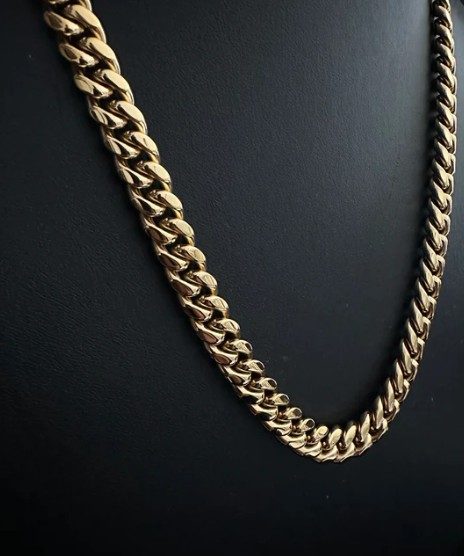 Men's 18k Gold Filled 10MM Solid Cuban Link Chain - SALE!62957608820611112