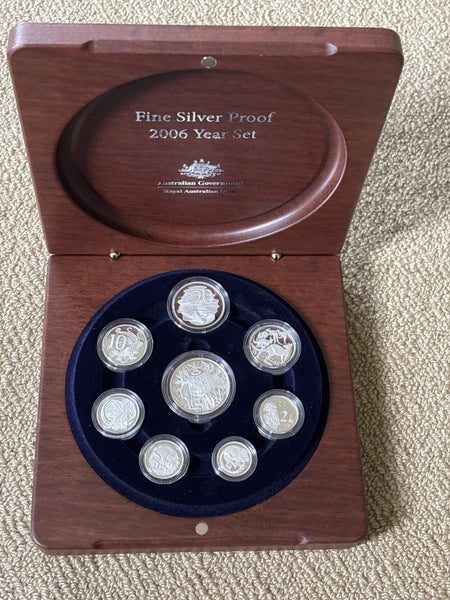 2006 silver proof year set Carousel 1