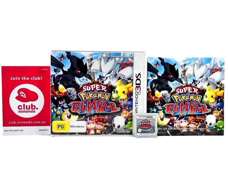 Super Pokemon Rumble (3DS - NZ PRINT) *COMPLETE* Carousel 1