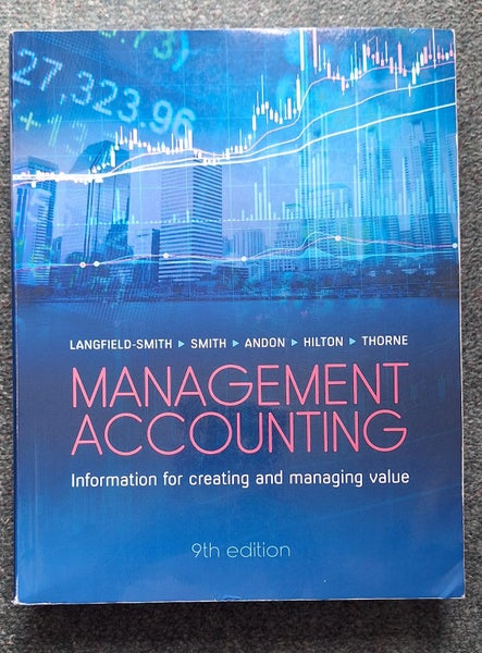 Management Accounting 9th Edition Carousel 1