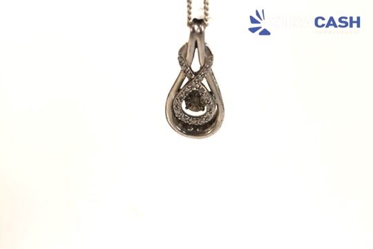 Sterling Silver Infinity Pendant On Sterling Silver Chain Carousel 2