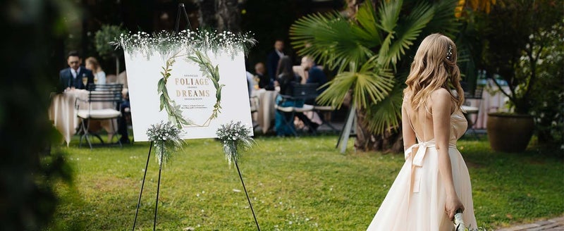 Easel Stand for Display Wedding Sign Poster 160cm Tall Easle Carousel 1