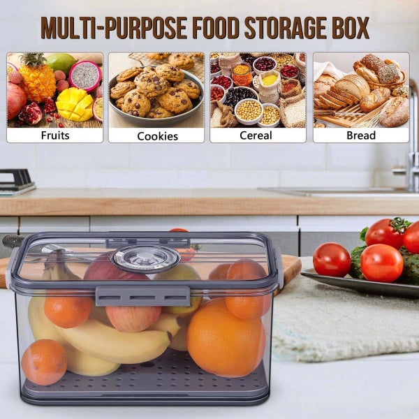 Bread Box Bread Boxes Food Storage Container with Lid Carousel 9
