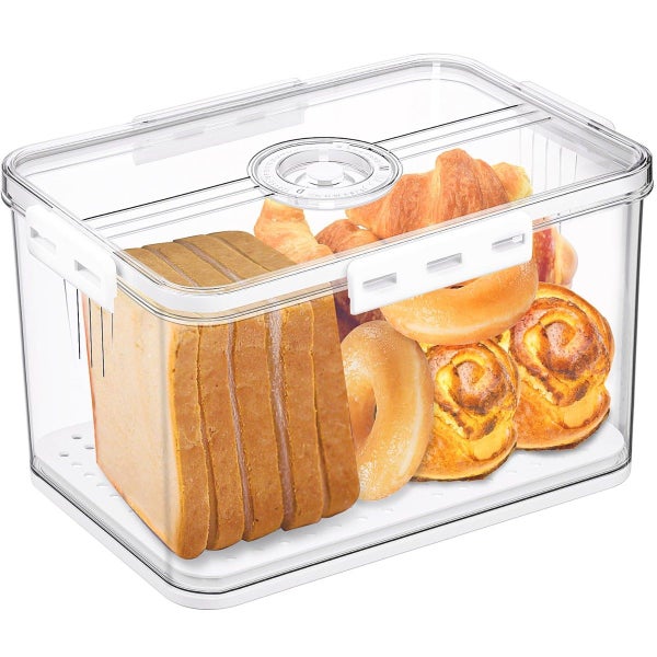 Bread Box Bread Boxes Bread Storage Container with Lid Carousel 1