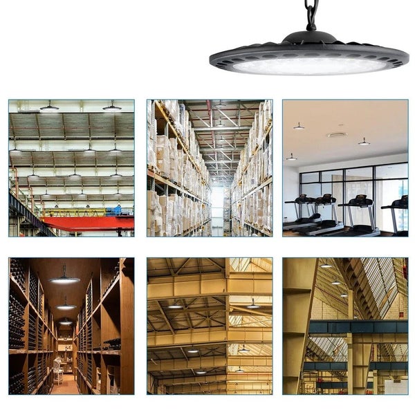 10x 200W UFO LED High Bay Lights Warehouse Industrial Factory Lamp Light Carousel 7