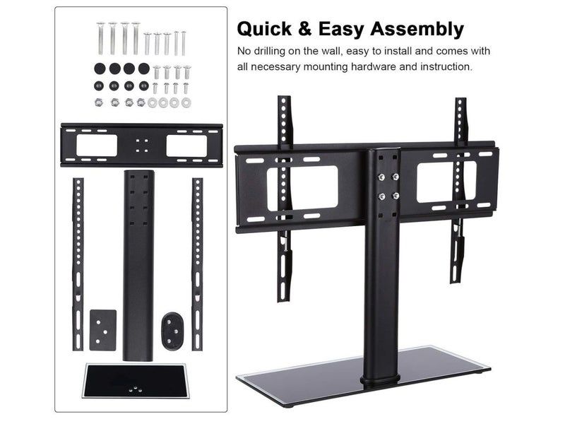 TV Stand With Glass Base 32" - 55" Carousel 13