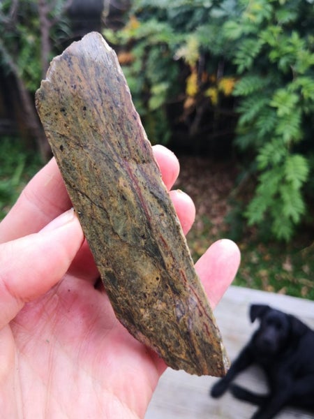 Pounamu Greenstone Nelson Jade RAUKARAKA carving slab $1 reserve MAY DEALS Carousel 1