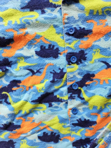Boys 'Dinosaur' Print Flannelette Pyjamas Carousel 2