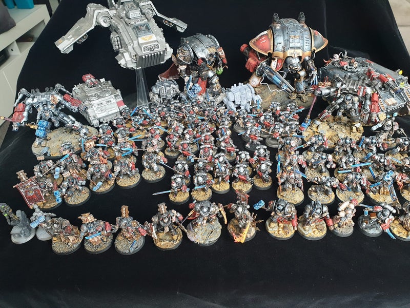 Massive Grey Knights Army – 5,780pts – Painted – Dice, Codex, Extras Carousel 1