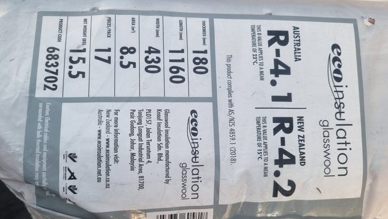 Ceiling Insulation 10x bags Carousel 3