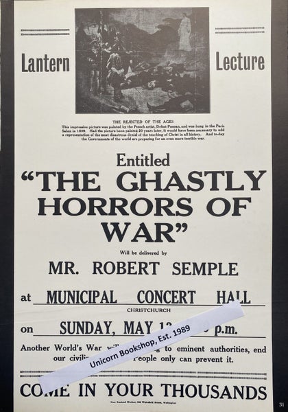 VINTAGE POSTER: The Ghastly Horrors of War 1923 Carousel 1