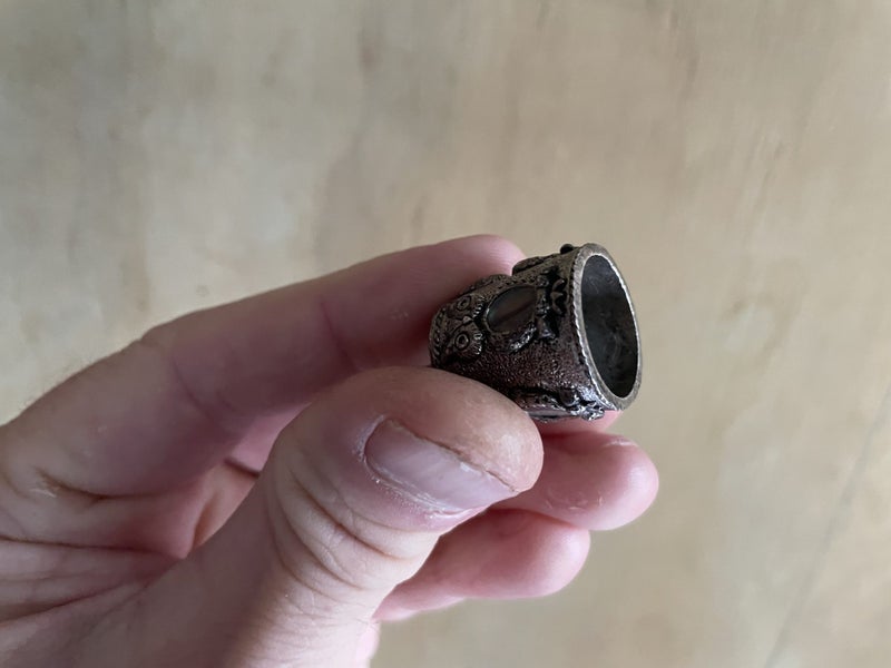 2 old sewing thimbles Carousel 5