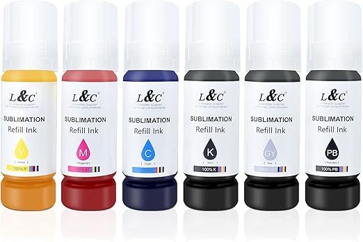 L&C Sublimation Ink x6 Carousel 5