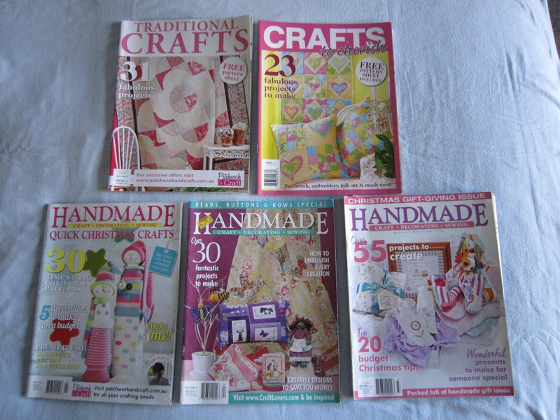 5 x Craft and Patchwork Magazines Carousel 1