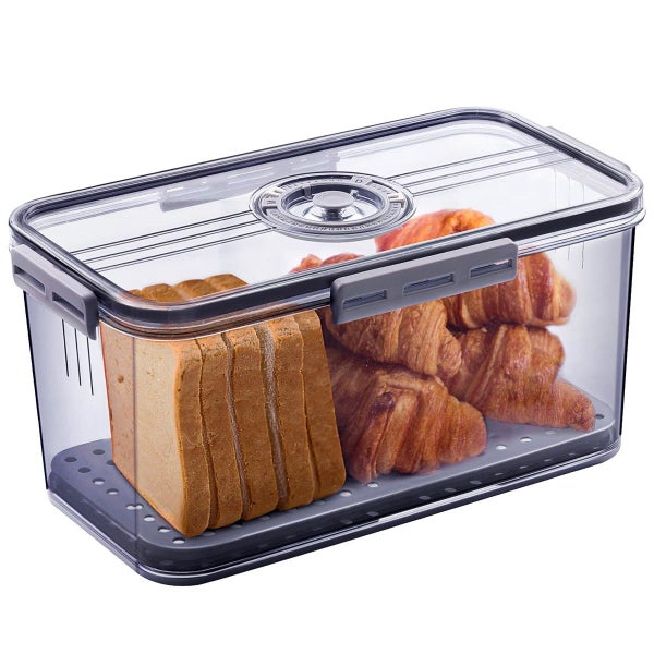 Bread Box Bread Boxes Food Storage Container with Lid Carousel 1