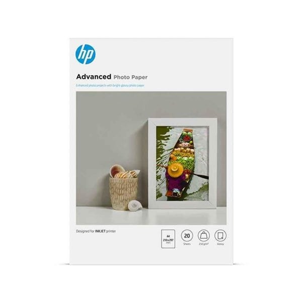 9RR51A - HP Advanced A4 Glossy 250gsm Photo Paper - 20 Sheets Carousel 1