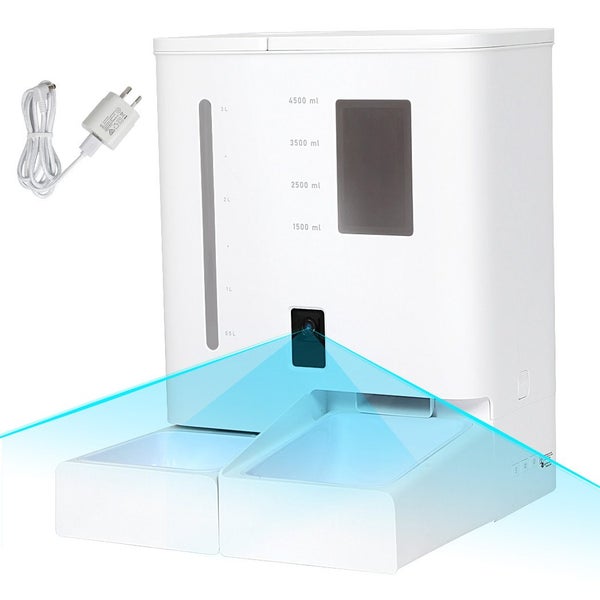 Pawz Automatic Pet Feeder Auto Camera Dog Cat Water Food Dispenser WiFi Smart Carousel 1