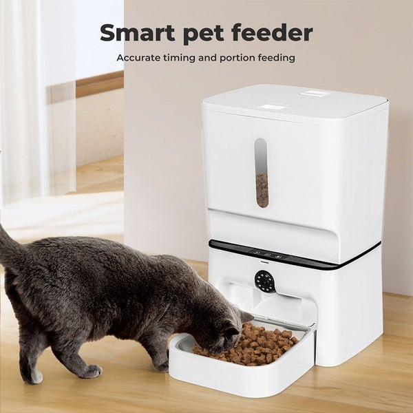 Pawz 2-in-1 Automatic Pet Feeder WiFi Camera Laser Toy Smart Dog Food Dispenser Carousel 2