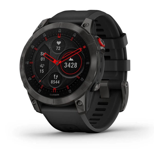 Garmin Epix Gen 2 Premium Active Smartwatch 47mm Black Titanium w/ Black Band... Carousel 1