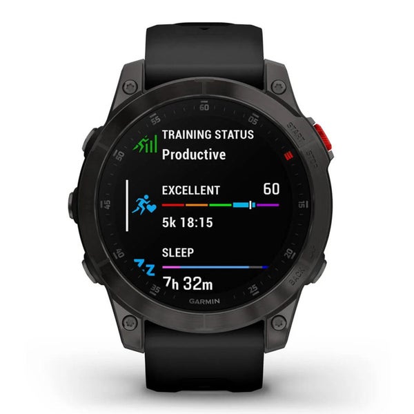 Garmin Epix Gen 2 Premium Active Smartwatch 47mm Black Titanium w/ Black Band... Carousel 2