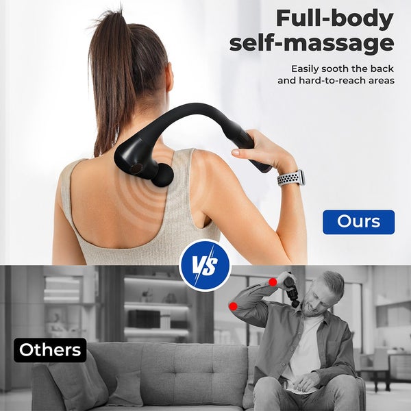 Spector Massage Gun Deep Tissue Extended Handle Percussion Massager Pain Relief Carousel 2