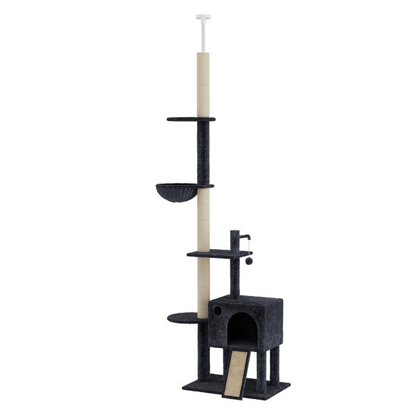Pawz Cat Tree Scratching Post Scratcher Wood Condo Hammock Floor to Ceiling High Carousel 1