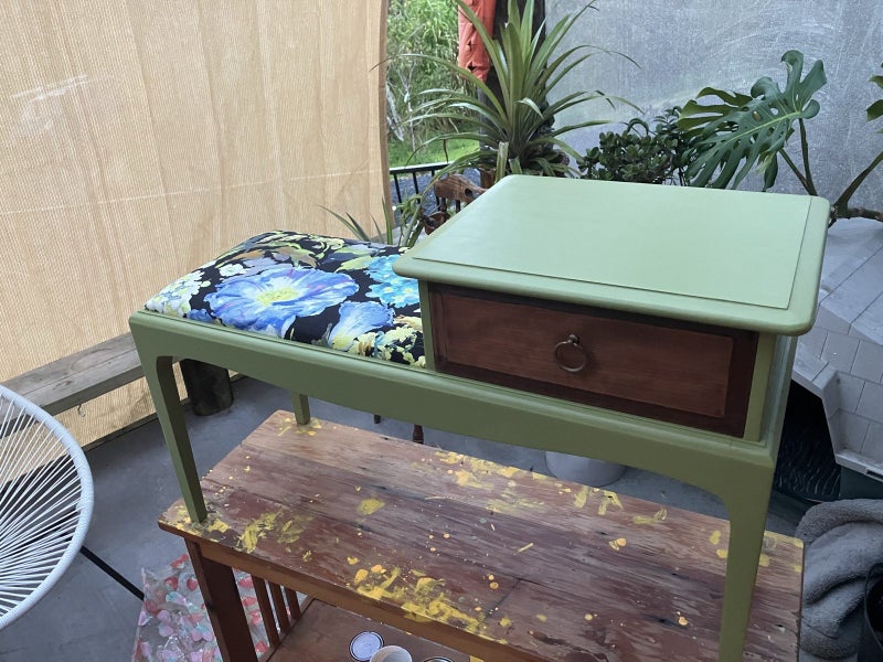 Stag Furniture telephone table/bench vintage retro! Carousel 6