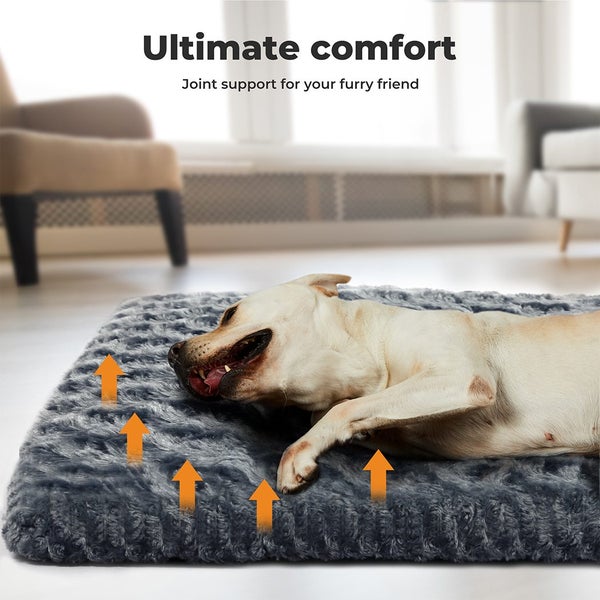 Pawz Pet Bed Dog Cat Calming Soft Warm Plush Mattress Cushion Mat Washable 48? Carousel 2