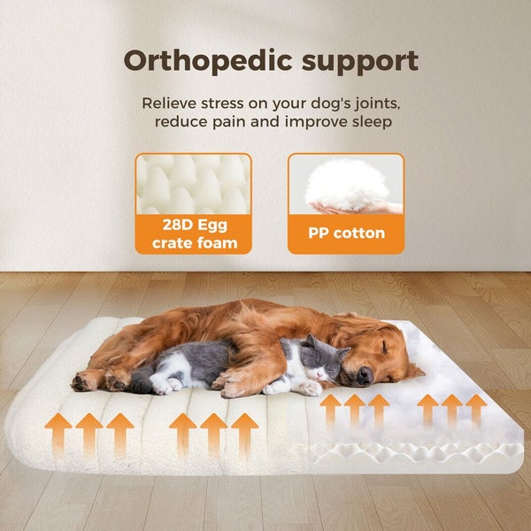 Pawz Pet Dog Bed Orthopedic Sofa Egg Foam Mattress Mat Washable Waterproof XL Carousel 2