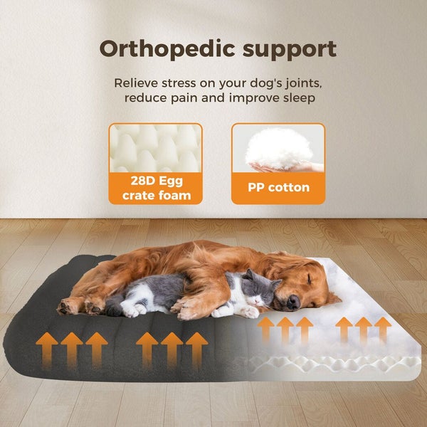 Pawz Dog Bed Orthopedic Pet Sofa Egg Foam Mattress Mat Washable Waterproof XL Carousel 2