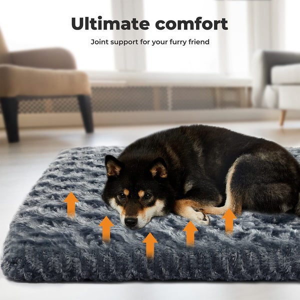 Pawz Pet Bed Dog Cat Calming Soft Warm Plush Mattress Cushion Mat Washable 30? Carousel 2