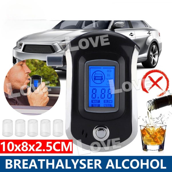Portable Digital Alcohol Breathalyser Personal Breath Breathtester LCD Tester Carousel 1