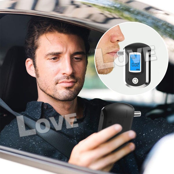 Portable Digital Alcohol Breathalyser Personal Breath Breathtester LCD Tester Carousel 2