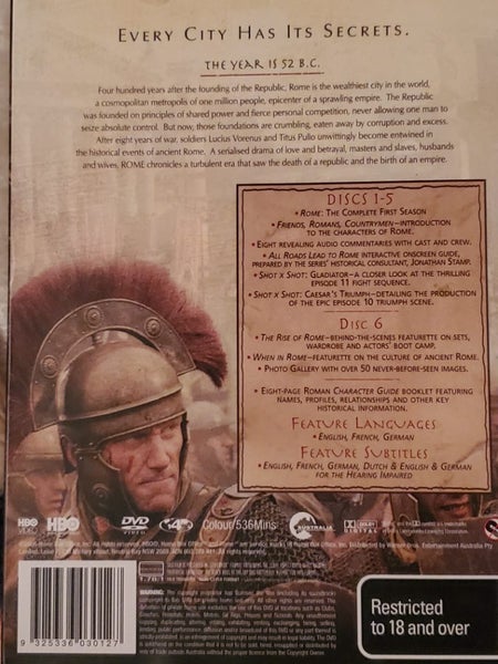 Rome dvds seasons 1 & 2 Carousel 2