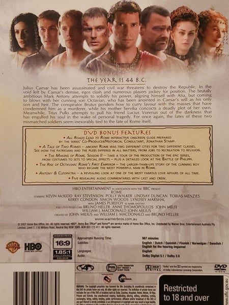 Rome dvds seasons 1 & 2 Carousel 4