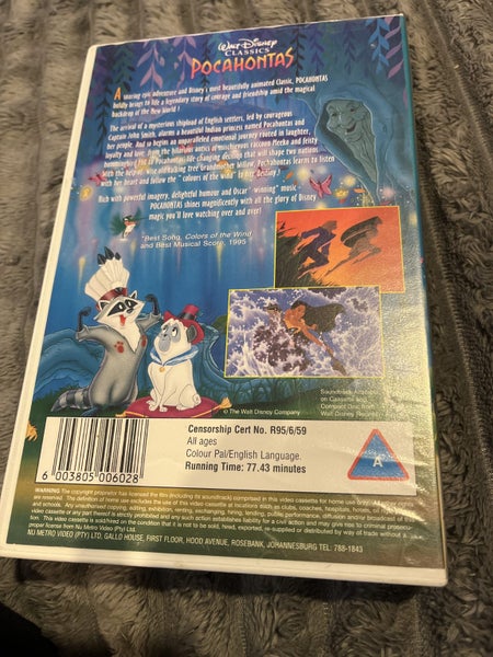 Vintage Pocahontas VHS Carousel 2