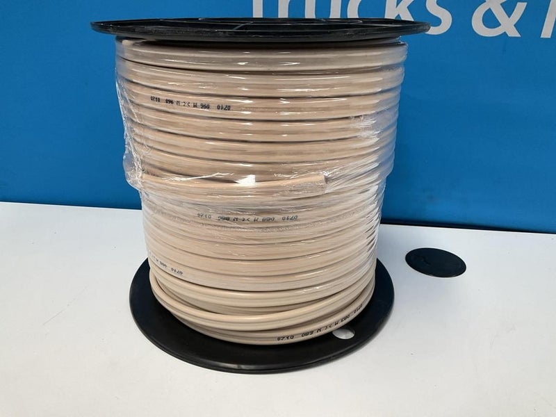 2x Reels of Nexans White Coloured Cable Carousel 2