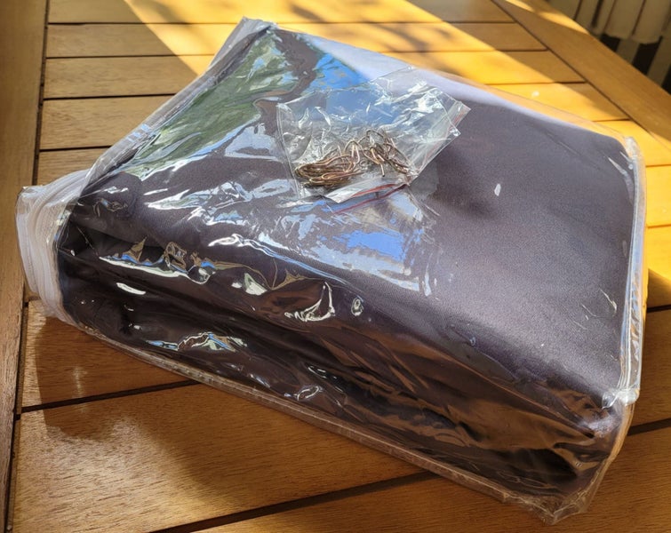 *$1 RESERVE* Blockout Pinch Pleat Curtain 1.4m wide x 2.4m Drop *ONE PANEL* Carousel 1