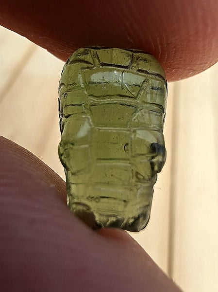Moldavite Snake Carving 4.955ct Carousel 2