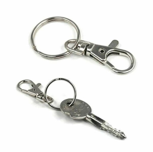 10PCS Metal Lobster Claw Clasp with Key Ring Carousel 1